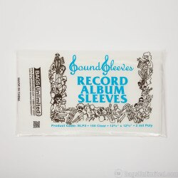 Clear Polyethylene LP Record Jacket